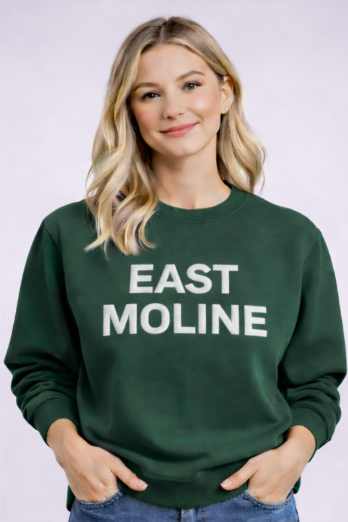 East Moline crew sweatshirt