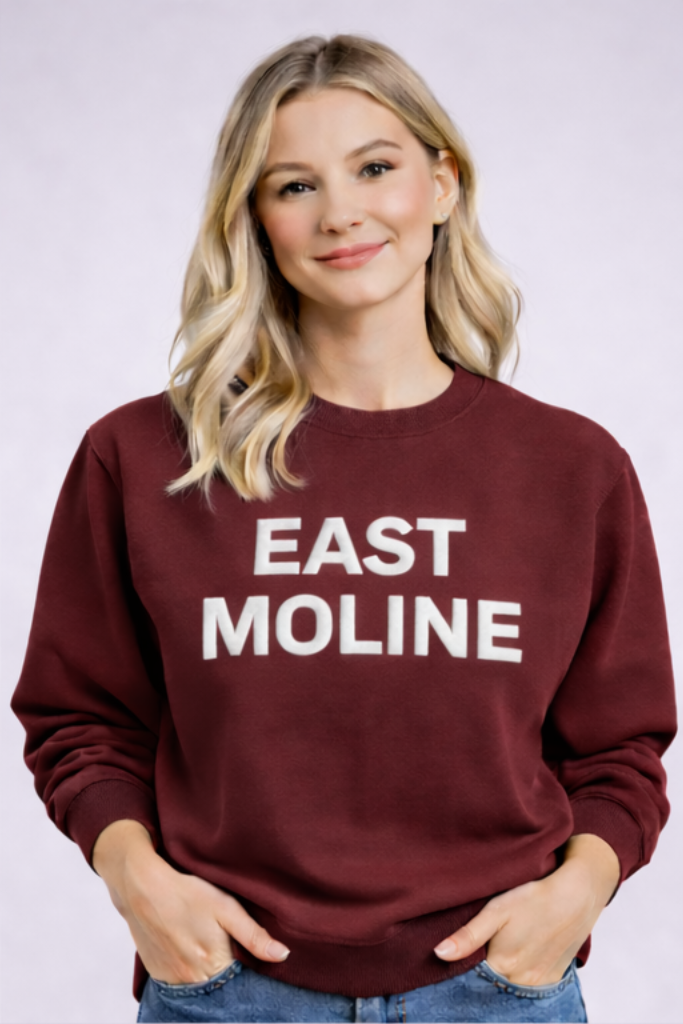 East Moline crew sweatshirt