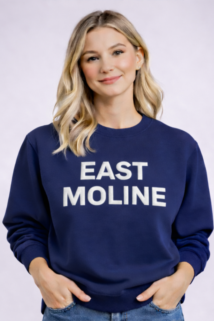 East Moline crew sweatshirt