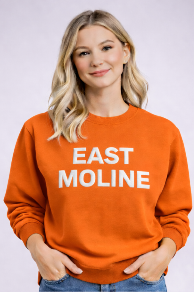 East Moline crew sweatshirt