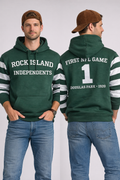 Rock Island Independents iconic striped hoodie
