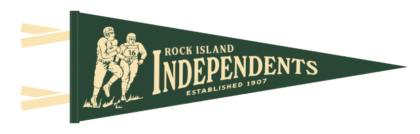 Rock Island Independents pennant